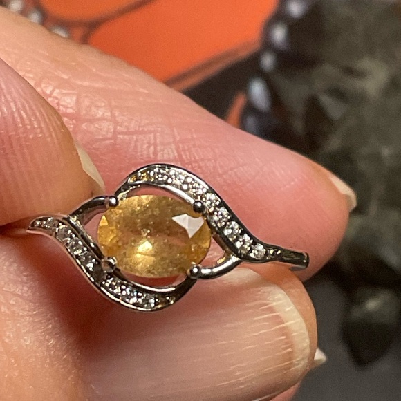 Yellow Garnet ring - Picture 3 of 7